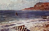 Sailing At Sainte-Adresse by Claude Monet